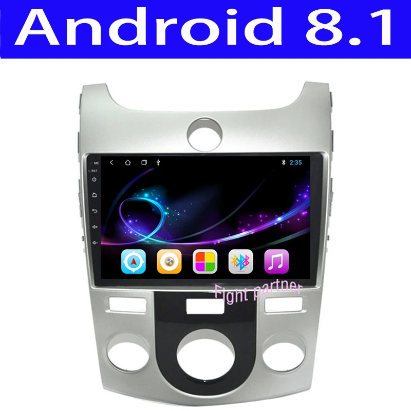 Заводская цена новейший Android 8 1 автомобильный dvd плеер для KIA Forte Cerato 2008 2012 GPS