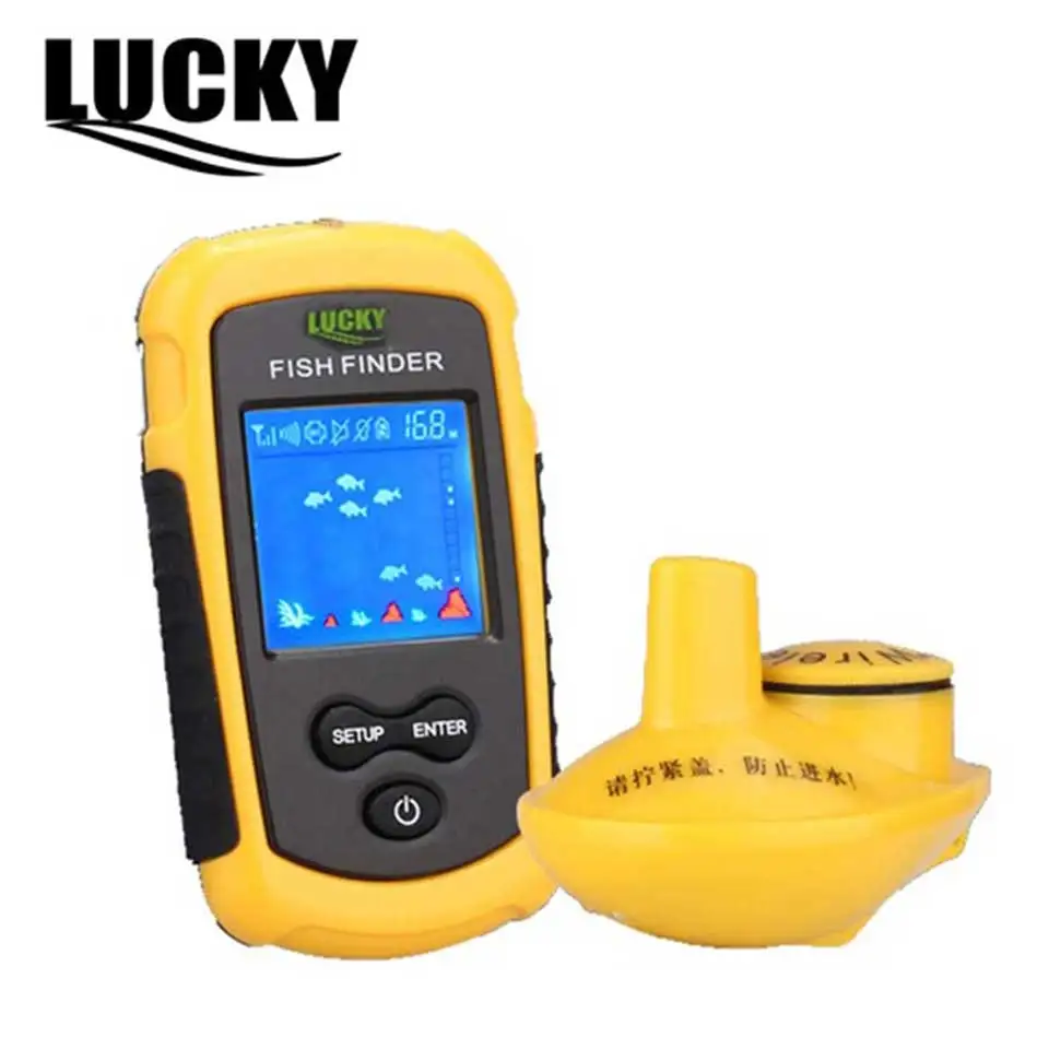  LUCKY Fishing finder Sounders fishing portable fish finder Wireless fishing sensor Finder Depth Con