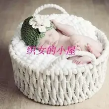 Реквизит для фотосъемки новорожденных, корзина для детской одежды, студийный реквизит для фотосъемки