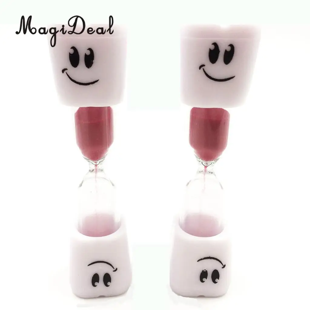 Crystal Glass Sandglass Hourglass Toothbrush Timer Counter 3 Minutes Countdown Xmas Gift Kids Toy