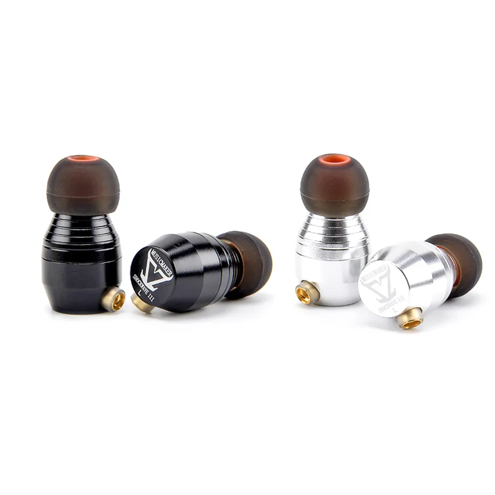 

TONEKING SHOCKWAVE III 1DD and 4BA Hybrid 5 Drive Unit HIFI Earphone Kill K3003, IE800, SE846, As UE18PRO