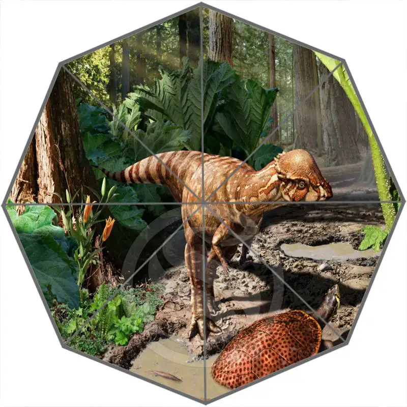 

Dinosaur Cool Custom Personalized Portable Triple Foldable Sun and Rain Umbrella Decorative Umbrellas FREE SHIPPING SQ0624