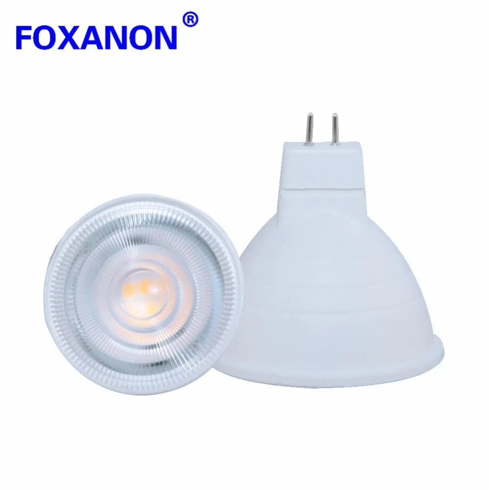 

Foxanon 220V GU10 Spotlight Lamp Bulb MR16 5W 7W LED 2835SMD Chip Beam Angle 24/120 LED Night light For Downlight Table Lamp
