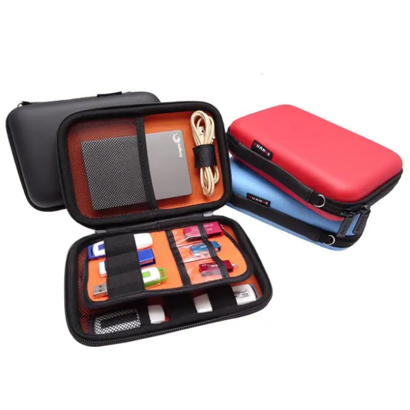 

Waterproof Anti-Throw 2.5 inch external hard drive protect Electronics Cable Organizer Bag USB Memory Card bags HDD Case GH1315