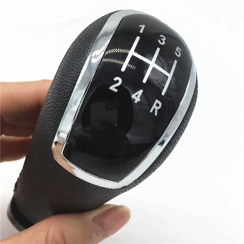 Newbee черная крышка рукоятка для рычага переключения передач Ручка для Mercedes Benz c-класс W203 S203/W202 BJ(93-01)/a-класс W168(97-04 - Название цвета: 1 2 3 4 5 R