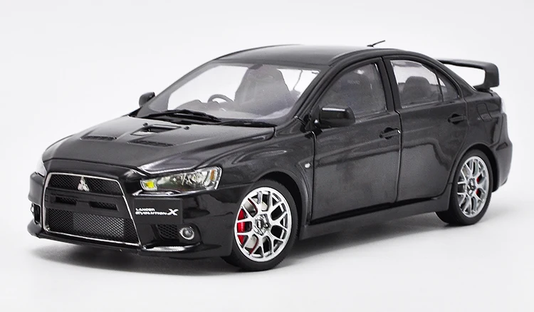 1:18 MITSUBISHI LANCER EVO 10 X литая металлическая модель автомобиля, модель из высококачественного сплава, Изысканные Подарки