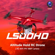 L500HD RC Drone 2.4G WiFi FPV 480P 720P Camera Altitude Hold G-sensor RC Drone RC Quadcopter RTF VS JJRC H37 E58