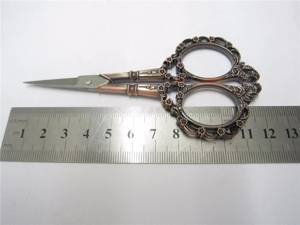 ZAKKA вышивка крестиком Бронзовый Европейский ретро классический, винтажный, старинный ремесло шитье портной ножницы ручной работы DIY инструмент