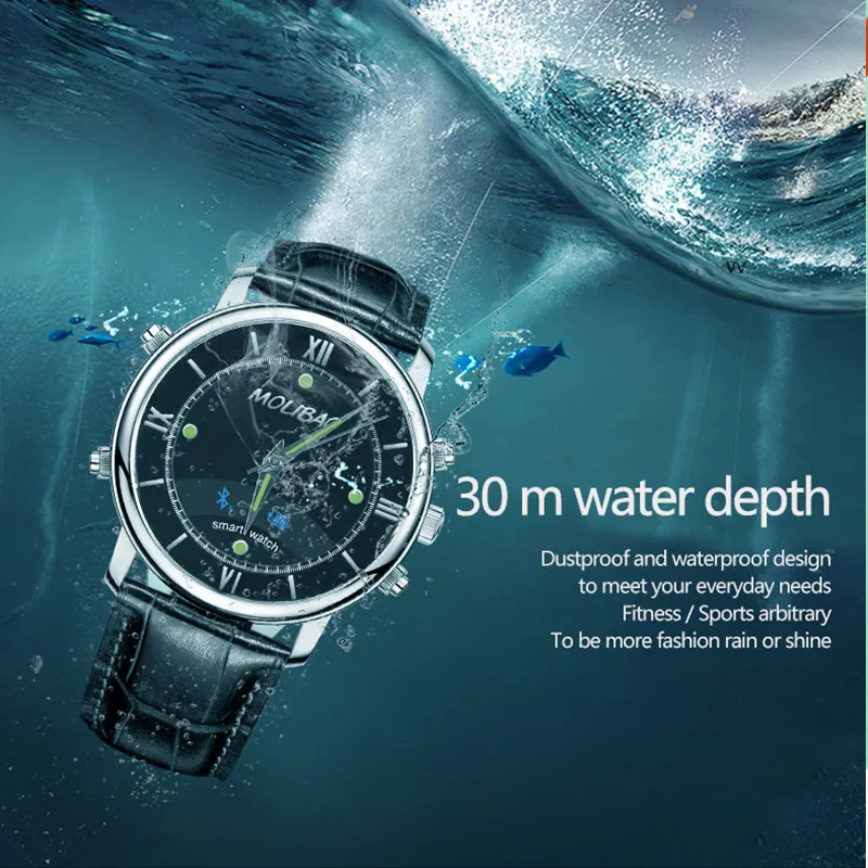 Waterproof A7 Smart Watch Bluetooth Waterproof Health Monitor Noctilucent man reloj sport font b Smartwatch b