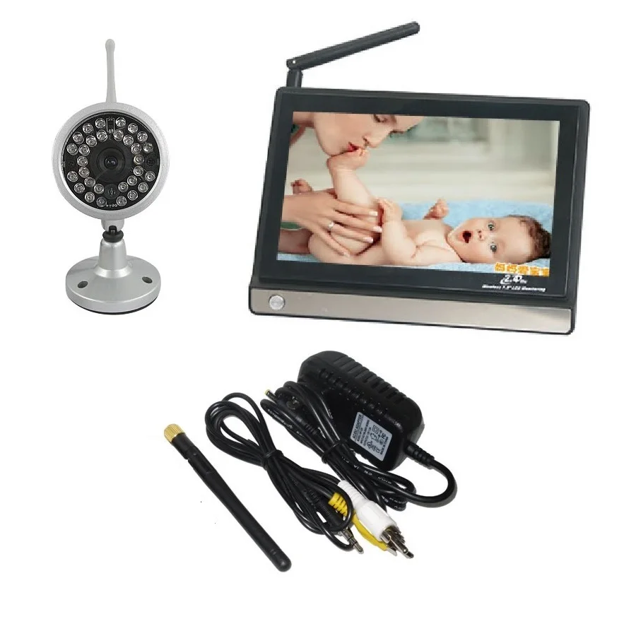 

2.4GHz wireless baby monitor 7.0 inch LCD IR Night vision 4CHs Water-resistant camera IP66 baba electronics video fetal doppler