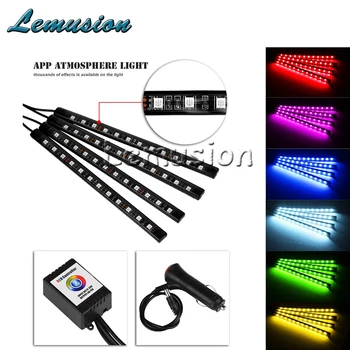 

Car Neon Lamp For Android iOS APP Control For Renault Duster Laguna Megane 2 3 Logan Captur Clio For Saab 9-3 9-5 93 For MG 3 ZR