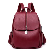 Fashion Female Backpack PU Leather Ladies Rucksack Women Backpacks Leather Female Travel Shoulder Bag Bagpack mochila Fashion Female Backpack PU Leather Ladies Rucksack Women Backpacks Leather Female Travel Shoulder Bag Bagpack mochila