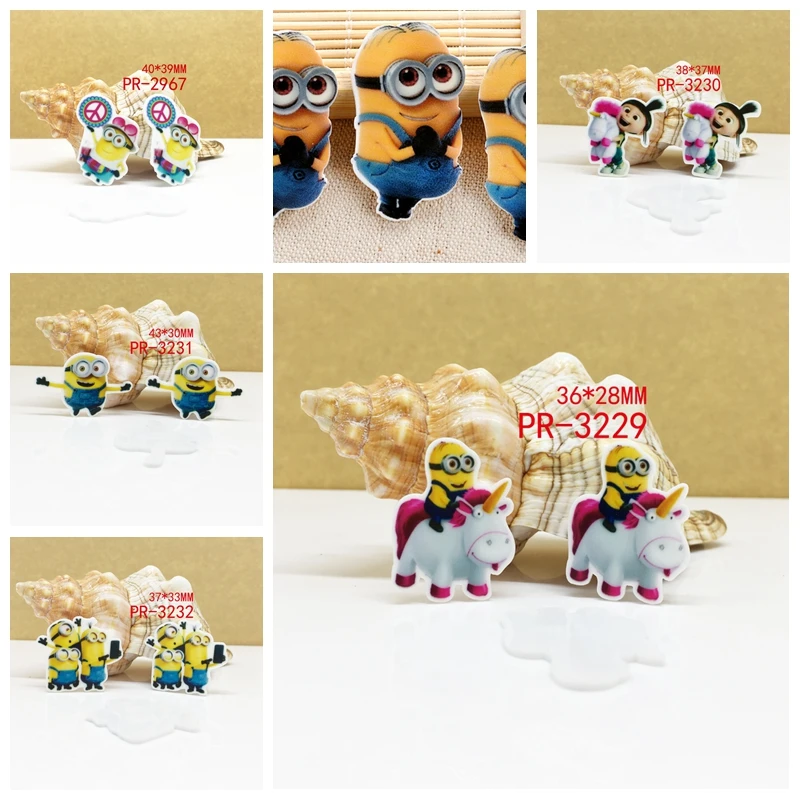 

Free shipping 30 pcs cartoon character planar resin pr 3229