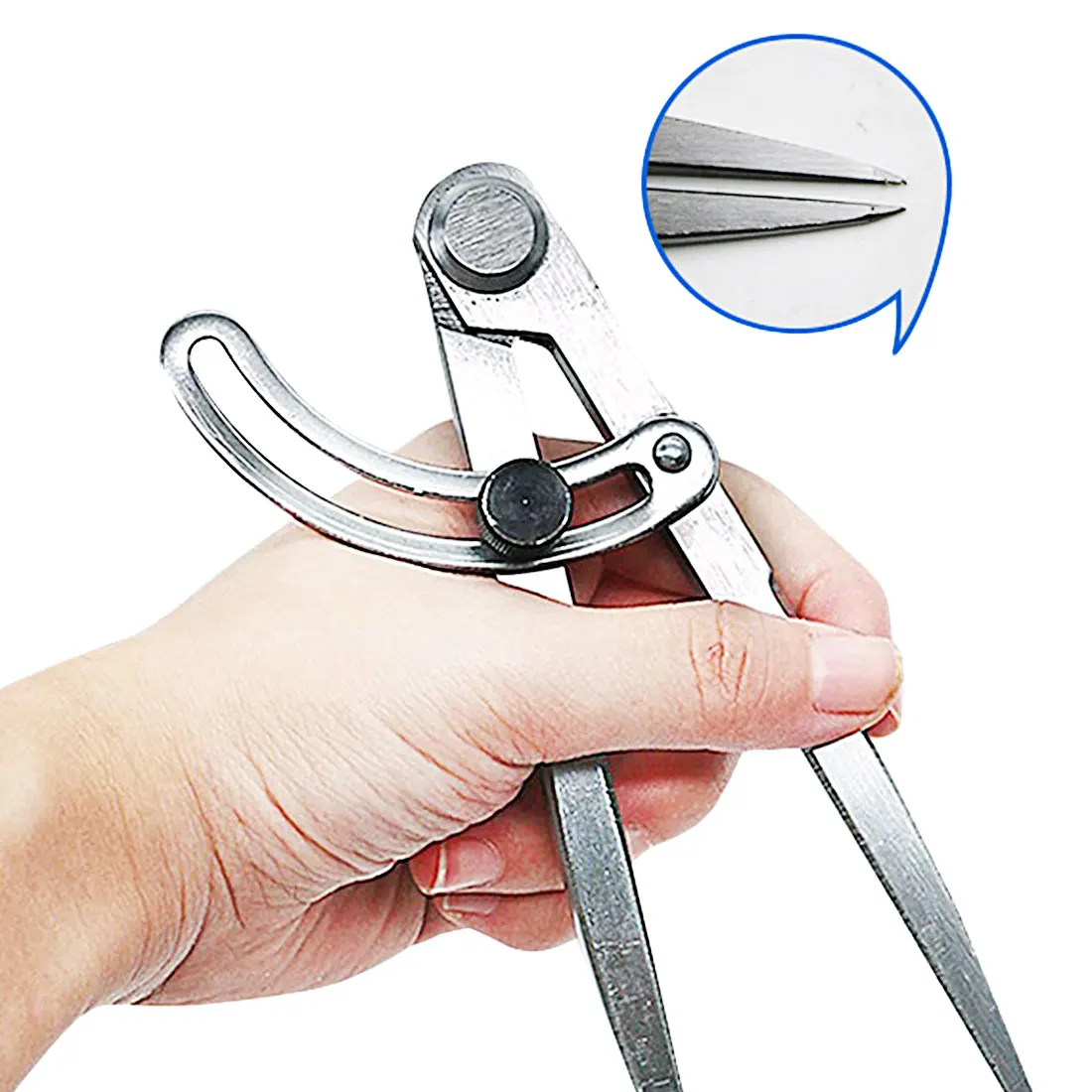 Hot Leather Craft Making Rotating Tool Wing Divider Spacing Compasses Edge Creaser Furniture DIY