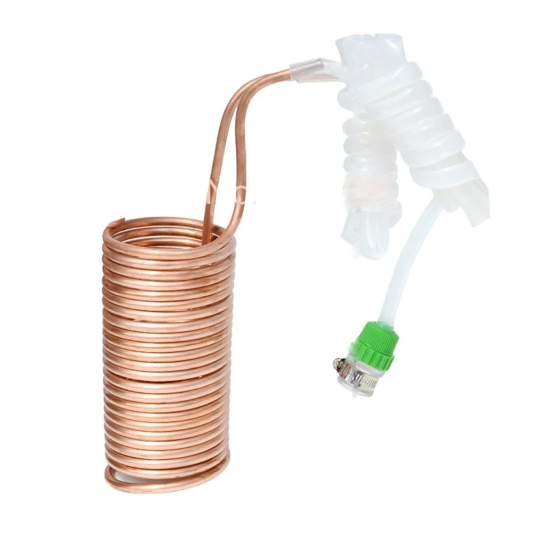 

Wort Chiller Copper Cooling Coiler Heat Exchanger For Beer Cooling of Home Brewing Water Cooling System