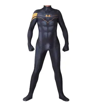 

Quality Batman Costume Set Batman Adult Halloween Cosplay Costume SuperHero Spidey Suit