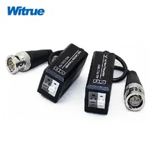Witrue 10 пар/лот Симметрирующий трансформатор для аналоговая камера высокого разрешения/HDCVI HDTVI Витой Кабель BNC разъем для видеонаблюдения незащищенная витая пара, симметричный трансформатор с байонетным коаксиальным разъемом Cat5 CCTV видео-переходник