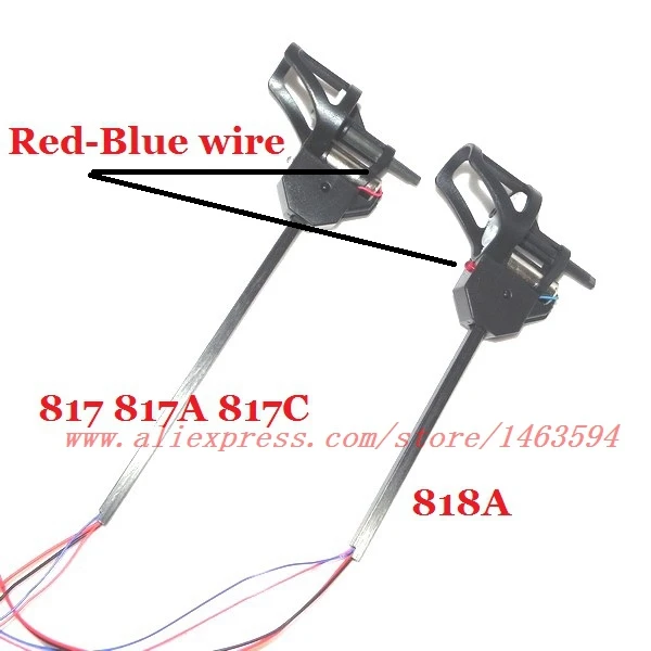 

Wholesale UDI U818 U817A U818A RC Quadricopter Spare Parts Carbon tube motor set (red blue wire ) Free Shipping