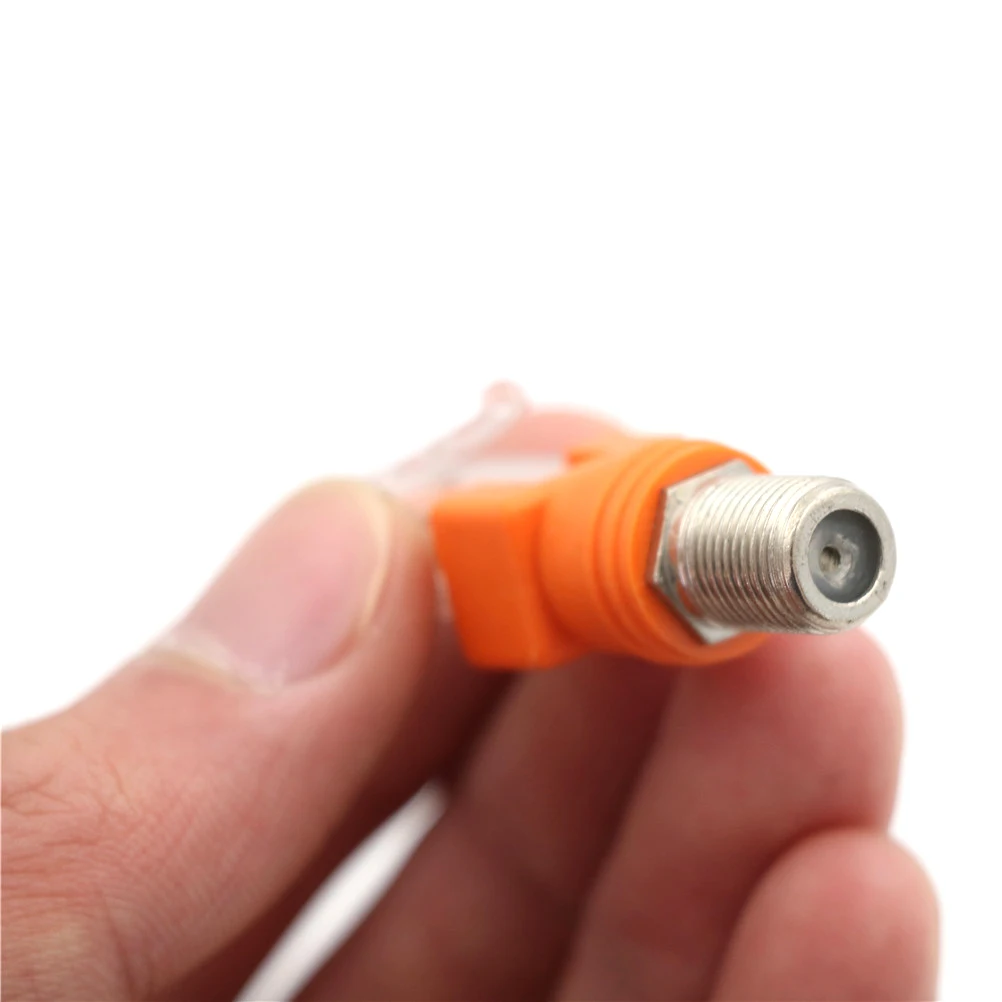 1 шт. F Type коннектор RF мама к RJ45 папа коаксиальный баррель муфта адаптер