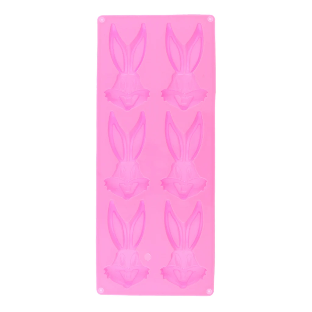 Rabbit/Bunny Shape Silicone Mold Crafts Mould for Epoxy Resin DIY Pendent Craft Fondants Sugar Crafts Molding Tools