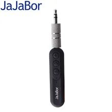 Jajabor Bluetooth автомобильный комплект Aux громкой связи беспроводной Bluetooth музыкальный приемник 3,5 мм стерео с разъемом музыкальный приемник адаптер