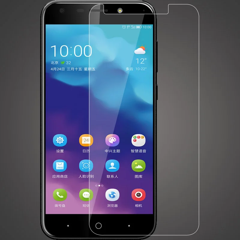 

Smartphone 9H Tempered Glass for ZTE Blade A620 (Voyage 5) 5.2" GLASS Protective Film Screen Protector cover phone