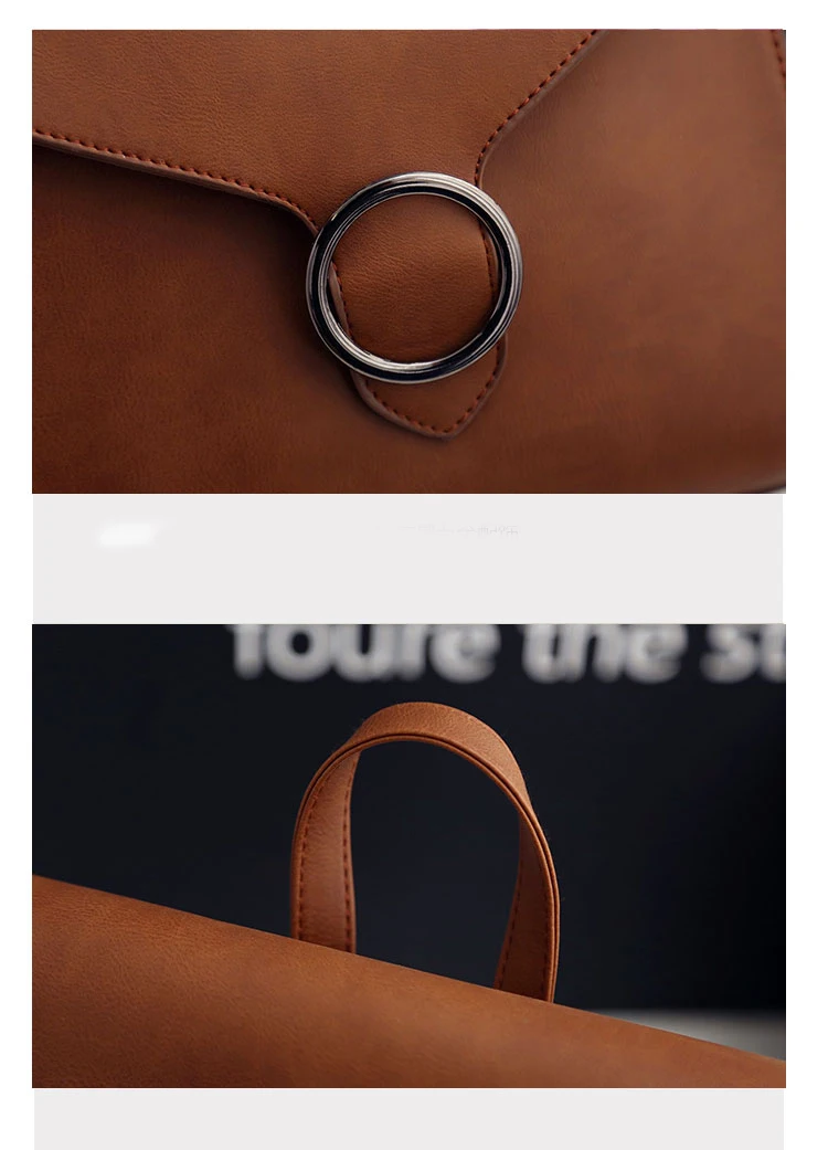 New Korean Style Vintage Preppy Style Backpack Women PU Joker Leisure School Bag Vintage London Fashion Pure Color Backpack08