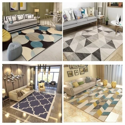 

200 cm * 230 cm large carpet High Quality Abstract Flower Art Carpet For Living Room Bedroom Anti-slip Floor Mat Fashion Carpet