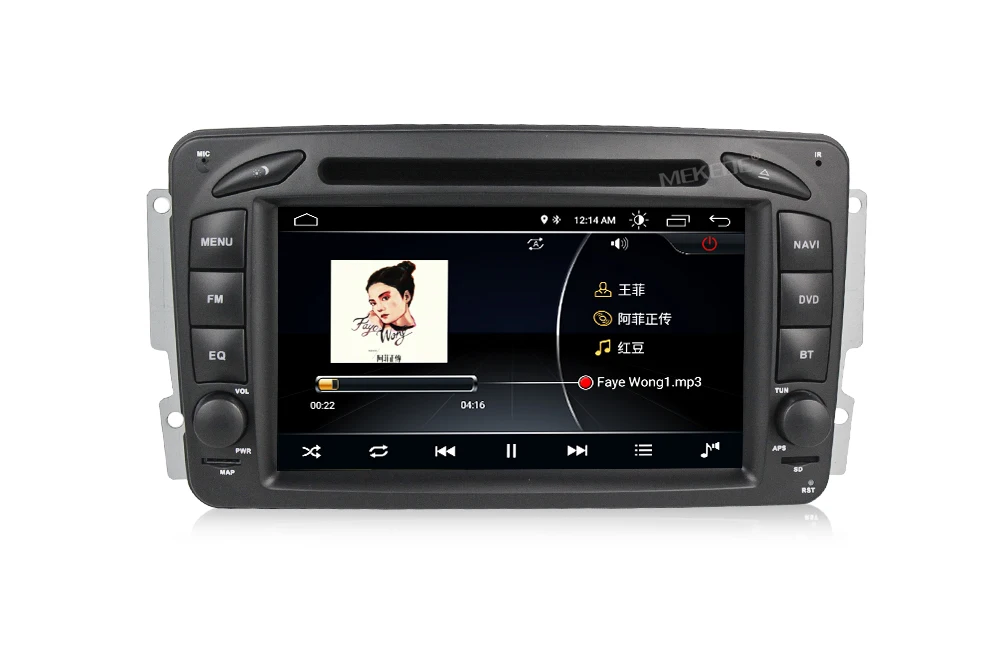 Perfect 2din 2 DIN Fit for Mercedes/Benz Clk W209/W203/W168/M/ML/W163/Viano/W639 Android 8.1 car dvd radio player support gps navigation 16