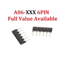 20 шт. сетевой резистор A06-512/103/473/222/104/102/471/331/J/G 330r/5,1 k/10 k/47 k/2,2 k/100 k/1 k/470r 6PIN