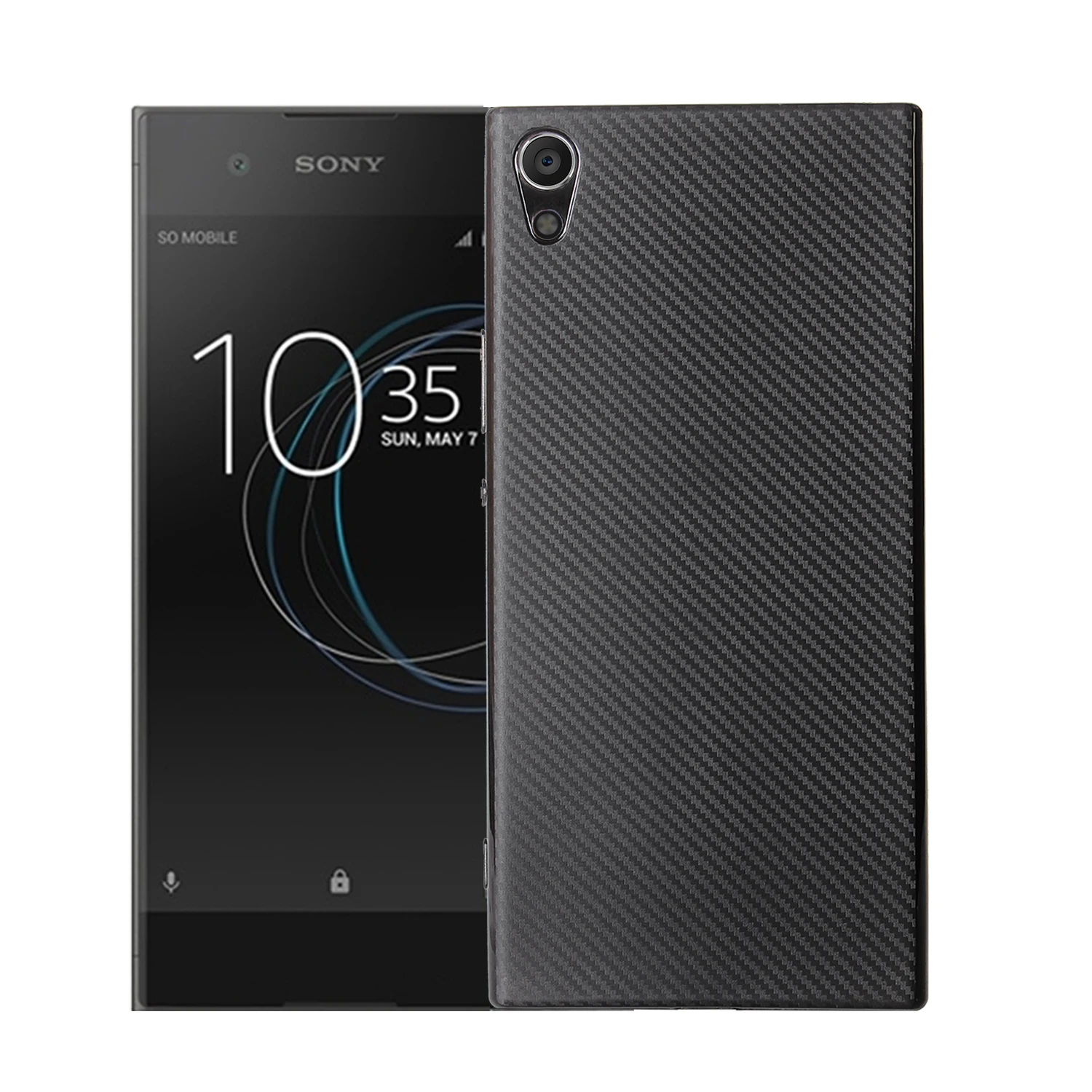 Super Slim Carbon Fiber Soft Case Cover bag For Sony Xperia L1 XA1 Super Slim Carbon Fiber Soft Case Cover bag For Sony Xperia L1 XA1 XA1 Ultra XA Ultra XZ premium Twill protector Shell in Fitted Cases from Cellphones