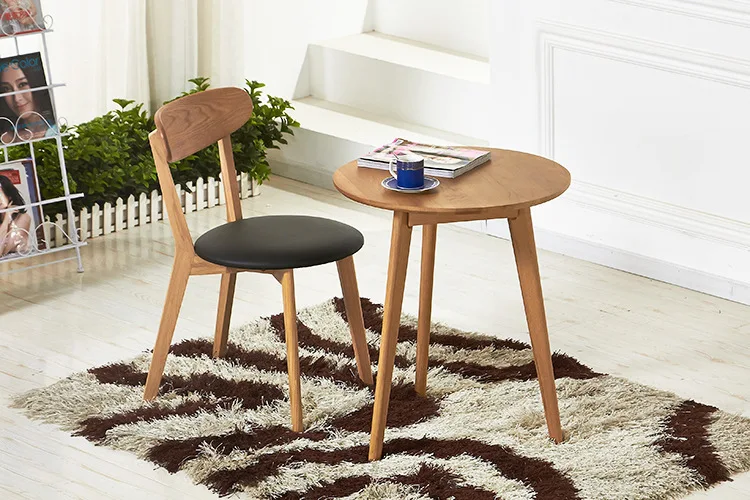 Стулья для кафе мебель для дома из цельного дерева кофейные стулья луи стулья обеденный стул шезлонг минималистичный современный 47*47*80 см