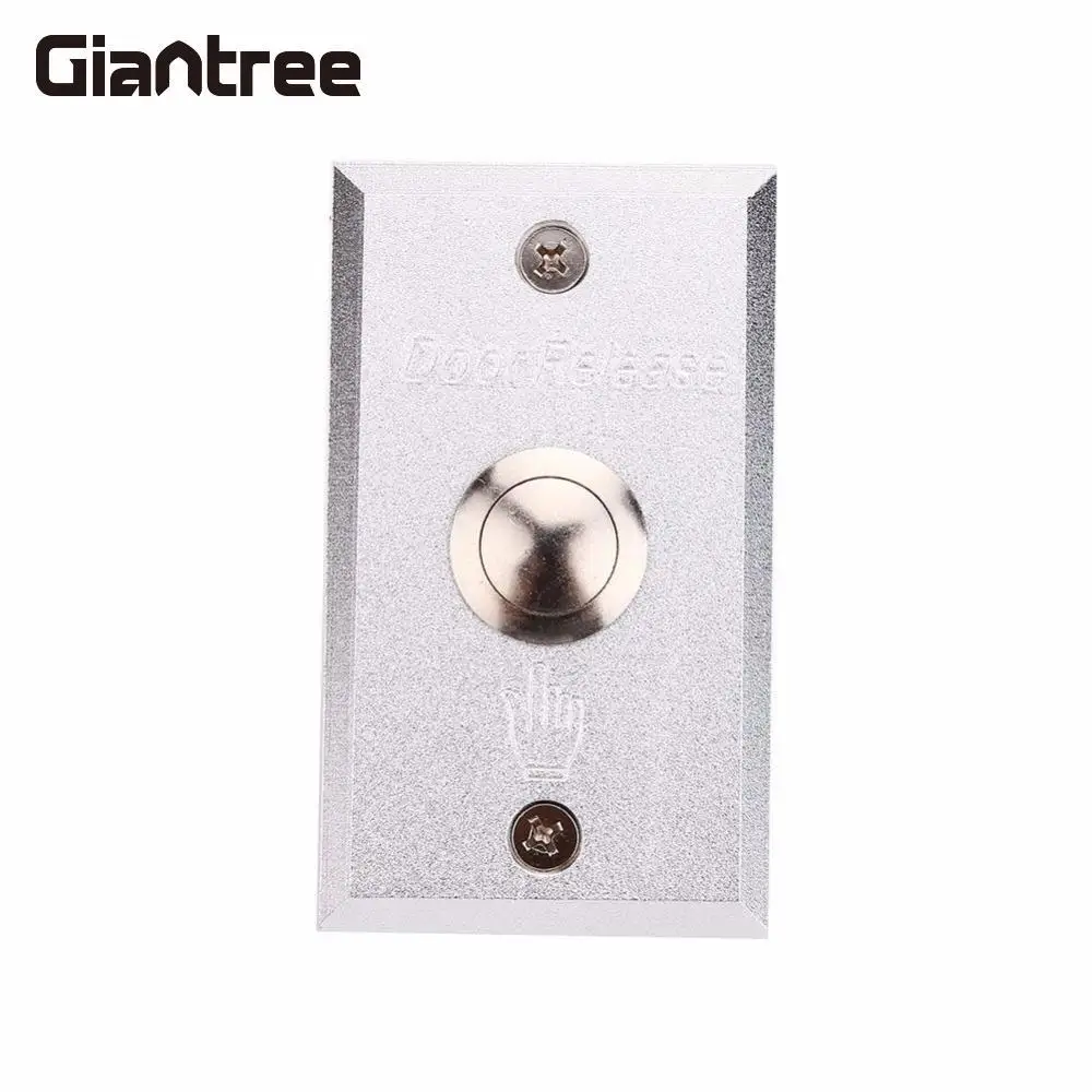 

giantree New Arrival Generic DC 12V Narrow Shell Electric Door Button Switch System K76 Access System