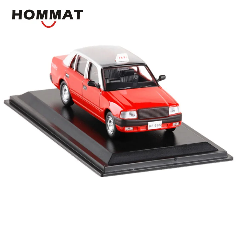 HOMMAT имитация 1:43 Toyota Crown Гонконг 1995 такси сплав литая модель игрушечного