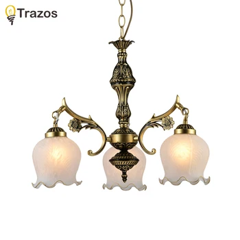 

New arrival Hot sale Chandelier genuine alloy vintage Chandelier lights handmade golden high quality novelty pendant lamp