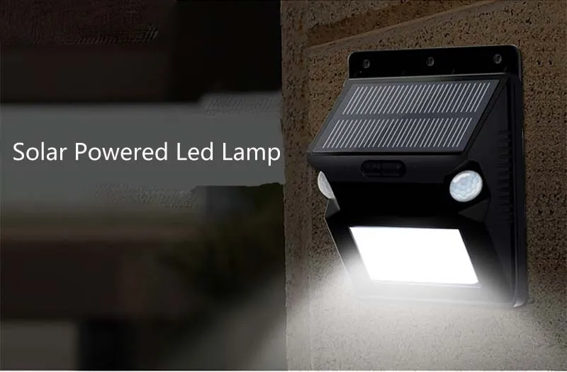 RGBW Led Solar Lights with Motion Sensor Lamp 12leds 5050 Waterproof Luce Solare Solar Led Lamp for Garden Yard Wall Lightings (7)