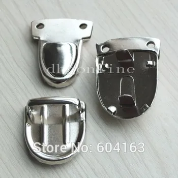 

100 Sets Closure Catch Tuck Lock for Leather Bag Case Clasp hangbag Purse Nickle Wholesale