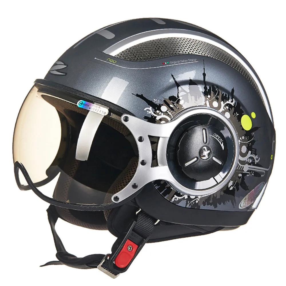 MOMO стиль Чоппер пилот мотоциклетный шлем capacetes Motociclismo 218Z Cascos Para Moto открытые