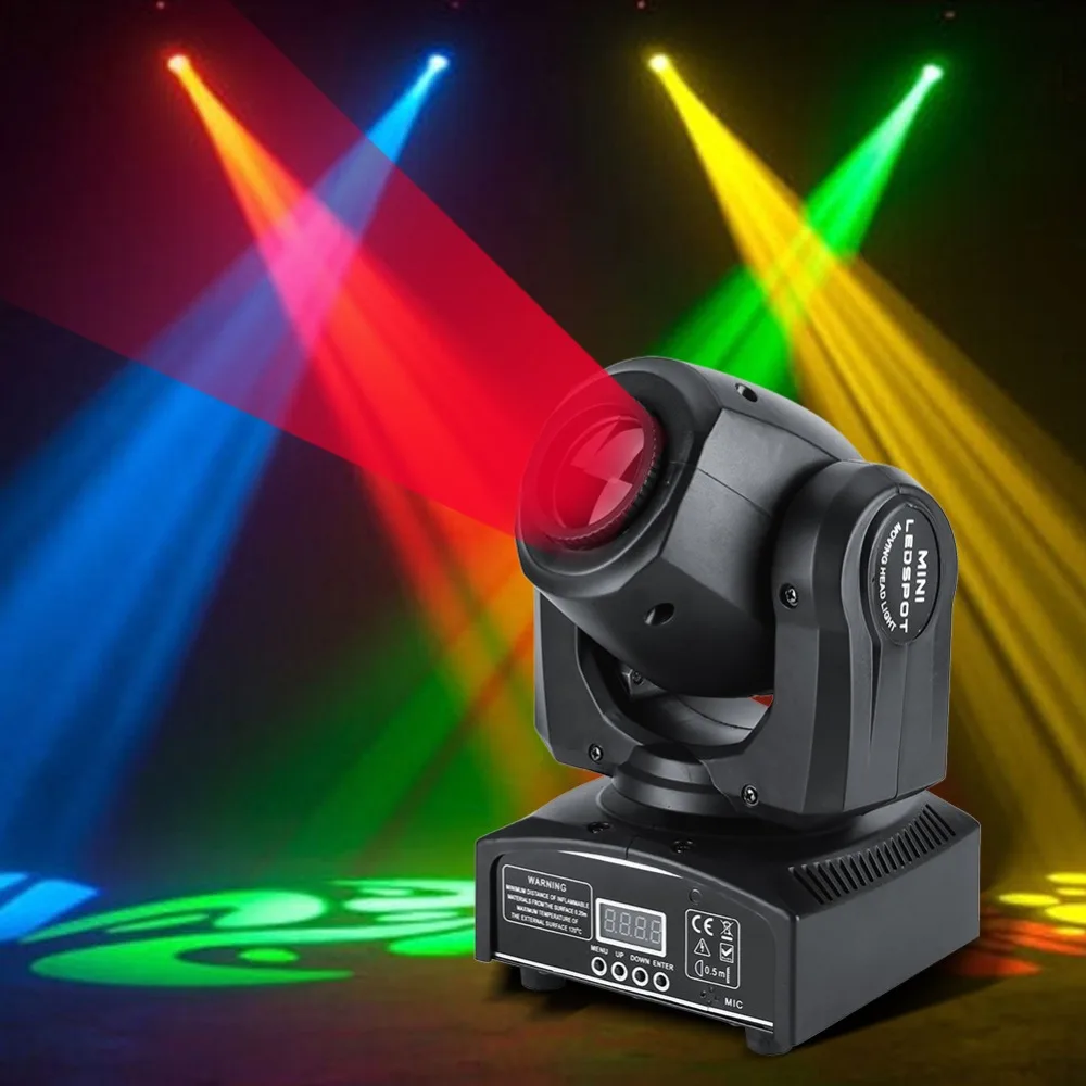 

2PCS/Lot 30W LED Moving Head Stage Light DMX512 Disco Pub Party Effect Lighting RGBW Night Atmosphere Lights 110V to 240V
