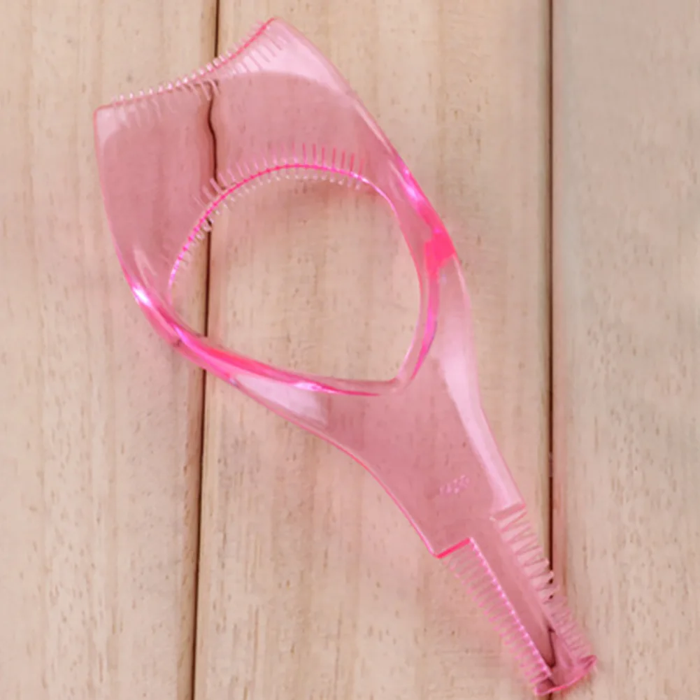 

Useful Guide Tool 3 In 1 Curler Accessories Multifunction Shield Card Portable Eyelash Comb Eyebrow Brush Mascara Applicator