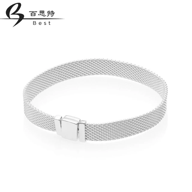 

BEST 100% 925 Sterling Silver New 597712 REFLEXIONS BRACELET Original Charm Fashion Jewelry Free Shipping