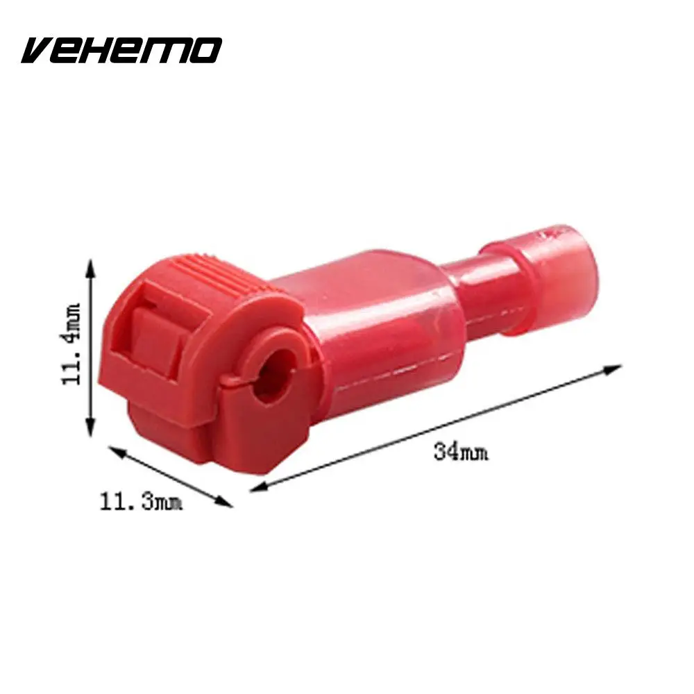 

Vehemo Wire Connector Cable Connector Scotch Lock Connector 40PCS Assortment Quick Splice Durable Accessories Replacement