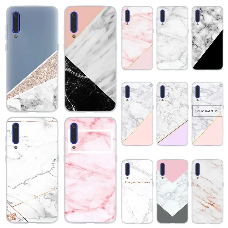Phone Case For Xiaomi MI 11 10 9 8 A2 A1 A3 Lite Se CC9 9t Pro 6 6X 5X Mi11 Ultra Fashion Marble Stone | Мобильные телефоны и