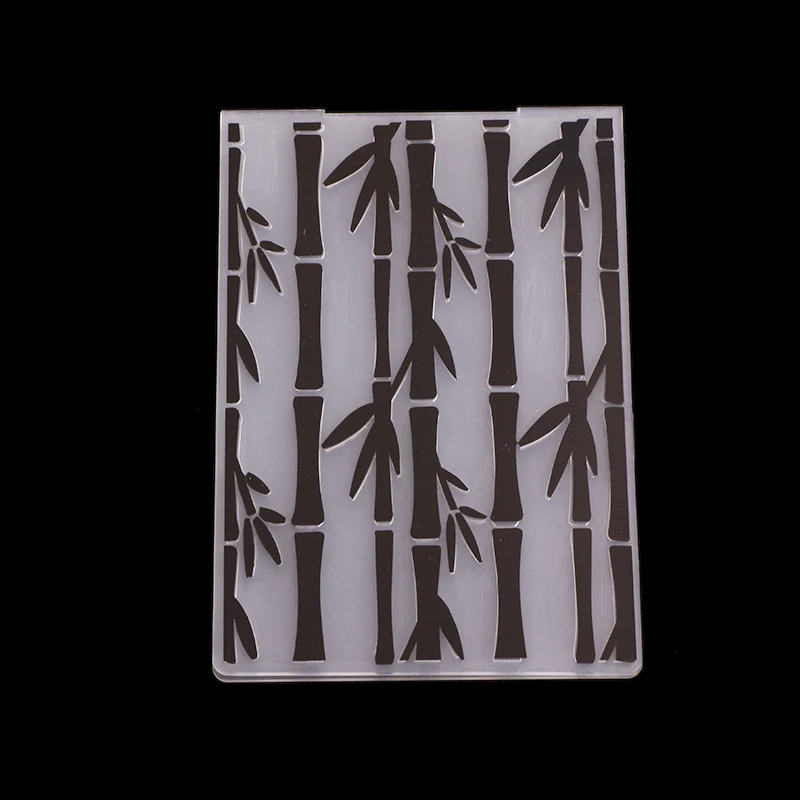 

New Bamboo Tree Embossing Folder Stencils for DIY Scrapbooking Plastic Handmade Template Crafts Art Diary Decor Painting Tool