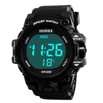 Luxury Honhx Smart watch Men Women Analog Digital Military Army Sport LED Watch Water resistant Wristwatch mens clock