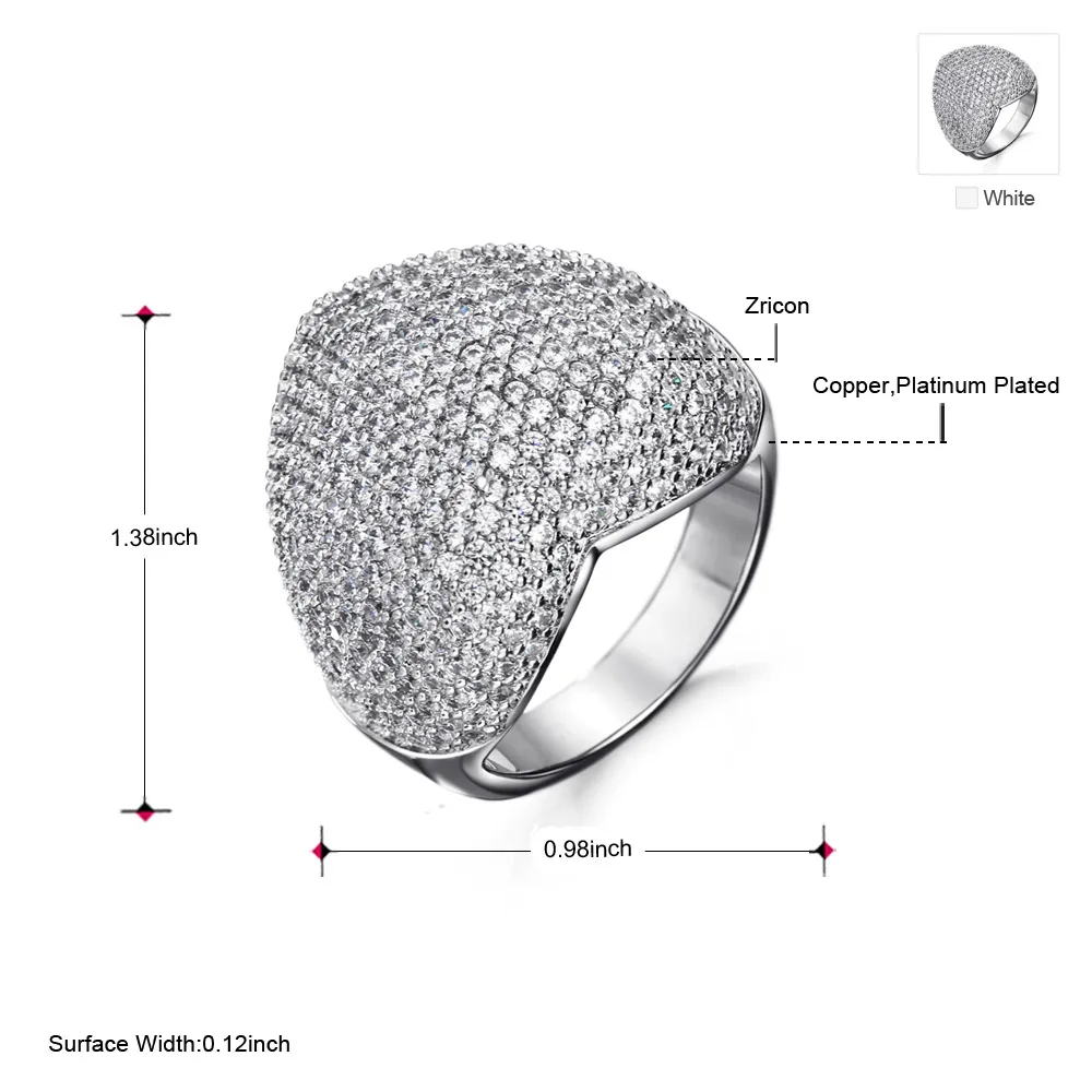 Кольцо Neoglory с белым Цирконом в форме сердца для женщин модные очаровательные