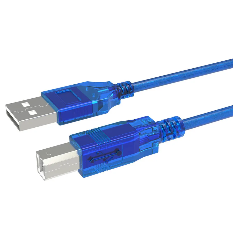 USB 2,0 кабель для сканера принтера высокоскоростной USB2.0 A-B Мужской кабель для синхронизации цифровых данных для Canon Epson hp принтер 0,3 м 0,5 м 1 м 1,5