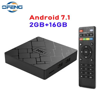HK1 Android 7.1 TV BOX 2GB RAM 16GB ROM Amlogic S905W Quad Core 2.4GHz WiFi Media Player IPTV 4K Ott Box LAN 100M Smart TV Box
HK1 Android 7.1 TV BOX 2GB RAM 16GB ROM Amlogic S905W Quad Core 2.4GHz WiFi Media Player IPTV 4K Ott Box LAN 100M Smart TV Box