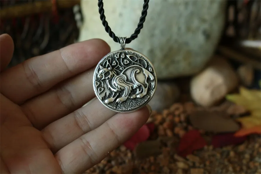 Lanseis дропшиппинг 1 шт. CH-834-C Кельт символ Викинг Рысь животное кулон для мужчин ожерелье Двусторонняя Европейская Женская бижутерия