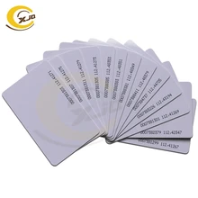 Xjq RFID карты 125 кГц TK4100 пустая смарт-карта EM4100 ID карточки pvc с сменных маркеров UID серийный номер для системы контроля доступа